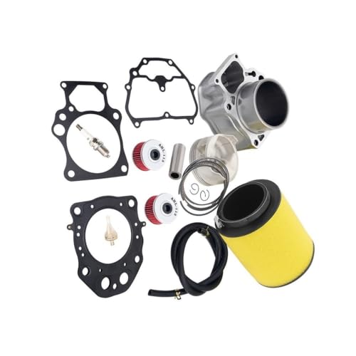 Kit de cilindro de 86,5 mm y pistón para TRX420 Rancher con juntas y filtro de aceite