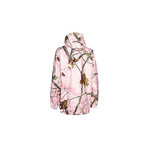 Realtree Storm Seeker AP Pink Camo Zip Up Hoodie Rain Jacket Size2