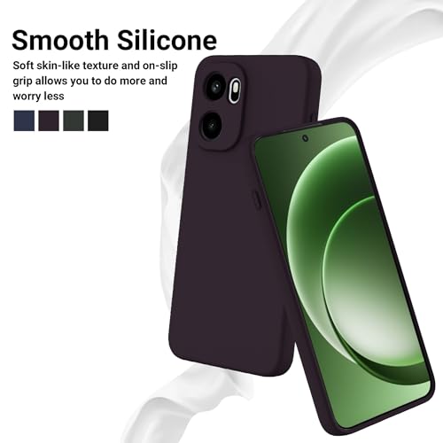 Image of FIRST MART Matte Silicone Back Cover for OnePlus 15R - Purple