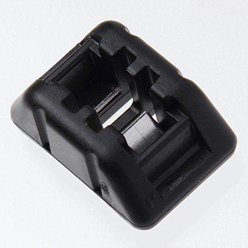 Panduit DTHH-Q0 Dura-Ty Cable Tie Heads, Weather Resistant Acetal, Heavy Cross Section, 25 Heads, Black (Pack of 25)