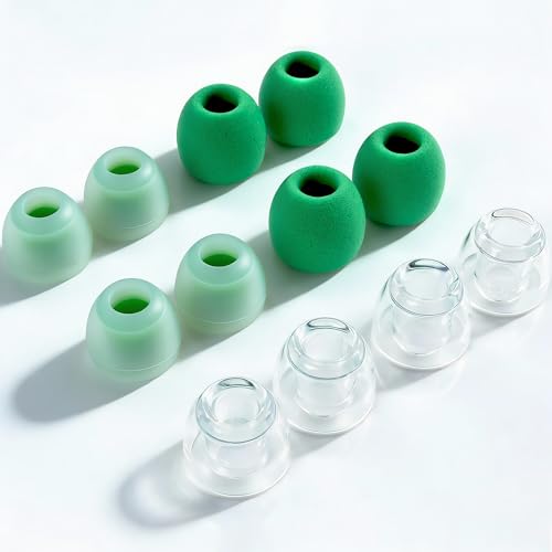 Image of Tipsy IEM Ear Tips Set, 6 Pairs: Liquid Silicone, Skin‑Friendly Silicone, Memory Foam, Fits Tipsy M5 /M3 /M1 /HD6 /HD4 (B-M Size)