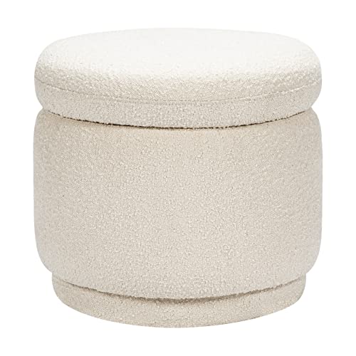 Babyletto Enoki Storage Ottoman in Ivory Boucle