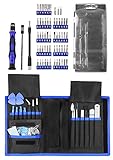 ✦【 80 in 1 Magnetischer Präzisions Schraubendreher Set】: Elektronische Geräte Reparatur Werkzeug Set enthält 56 zusätzlicher Magnetbohrer mit unterschiedlichen Größen und Funktionen, die austauschbar sind. Umfassende Zangen für jede Anwendung von Bohrern wie Bürsten, Messgeräten, antistatischen Handgelenkbändern, antistatischen Pinzetten, SIM-Auswurfstiften, dreieckigen Picks, Kunststoff-Brechstangen, Metall-Brechstangen, Zapfenwerkzeugen usw.