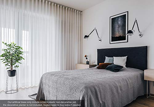 Aveyas 3Ft Artificial Ficus Silk Tree In Plastic Nursery Pot, Fake Plant For Office House Farmhouse Living Room Home Decor (Indoor/Outdoor) #TOP5