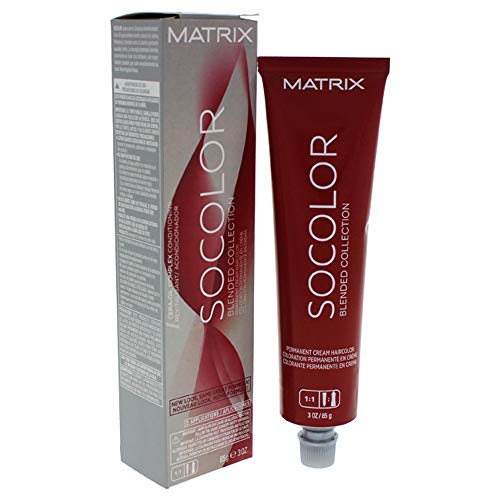 MATRIX Socolor Blended Collection Permanent Cream Hair Color, 5A Medium Brown Ash, 3 oz