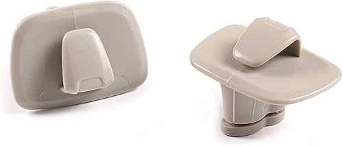 CHEYA Ganchos de techo interiores de plástico ABS Percha de ropa Gancho para Volvo V90 S90 XC40 XC60 XC90 2015-2020 (gris)