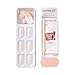 KISS imPRESS No Glue Mani Press On Nails, Color, 'Point Pink', Pink, Short Size, Squoval Shape, Includes 30 Nails, Prep Pad, Instructions Sheet, 1 Manicure Stick, 1 Mini File