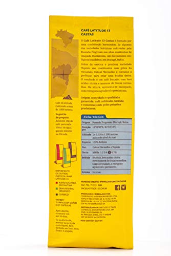 Café Castas Torrado e Moído Latitude 13 250g
