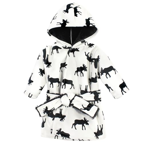 Image of Hudson Baby Unisex BabyMink with Faux Fur Lining Pool and Beach Robe Cover-ups