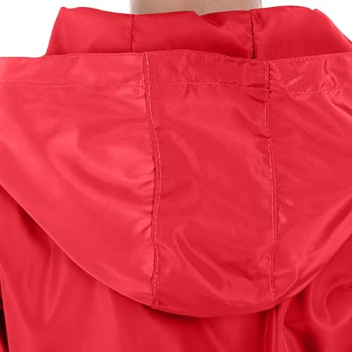 Kids Rain Jacket Youth Waterproof Hooded Raincoats for Boys Fashion Girls Lightweight Windbreaker Fall Kid Clothes4