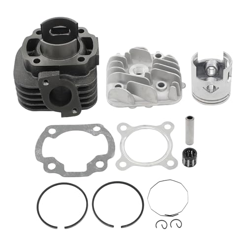 Roneeson 70cc 2-Stroke 47mm Big Bore Cylinder Piston Kit for Yamaha Jog 50 1991-2001, Vino 50 2001-2005, Vino Classic 50 YJ50RA 2002-2005, Zuma 50 YW50 2002-2011