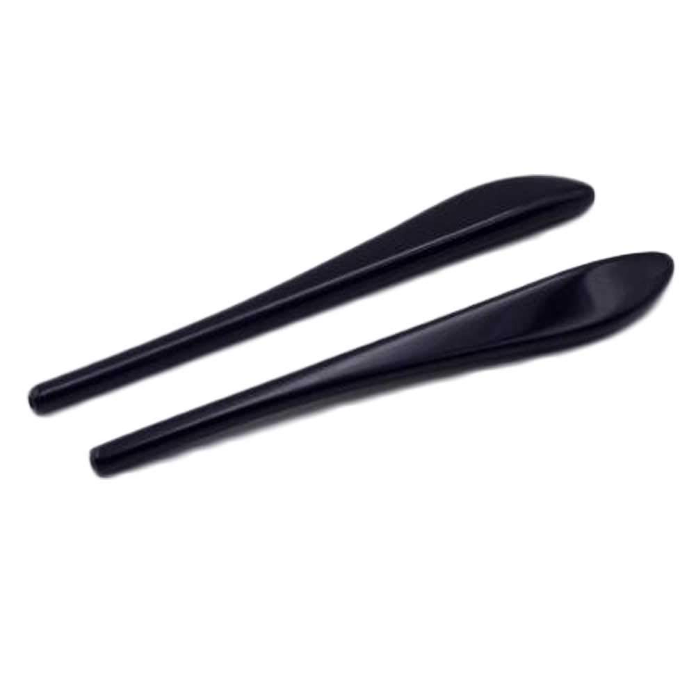 RJGFDSAPO Eyeglass Replacement Arm Legs, 3 Pairs Acetate Eyeglass Temple Tips for Thin Metal Legs, Black