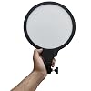 Coverzone Tripodlu Halka Işık 8.4 inç (21.5cm) 180cm Kablolu Stüdyo Işığı Ürün ve Görsel Fotoğraflama Işığı Fotoğraf Makinesi Kamera Youtuber Twich Ring Light Yayıncı Işığı (SW840 8.4inç Siyah)