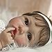 KSBD Reborn Baby Dolls Real Saskia Replica, 20 inch Newborn Girl Doll with Realistic Veins, Lifelike Handmade Vinyl with Weighted Cloth Body, Advanced Painted Gift Set for Kids Age 3+