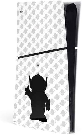 Skinit Decal Gaming Skin Compatible with PS5 Slim Digital Edition Console - Officially Licensed Disney Toy Story Alien Silhouette Design
