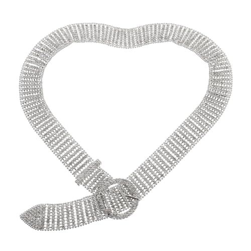 Fashion Rhinestone Waist Belt Alloy Delicate Shining Waistband for Women Stylish Accessory for Dresses and Skirts Durable and Glamorous Design