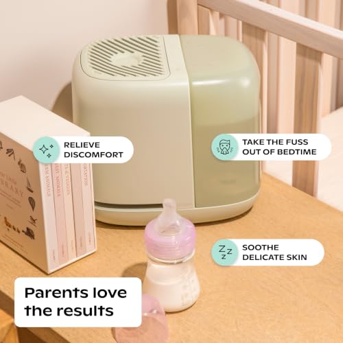 Image of Canopy Nursery Humidifier 2.0, White, 36 HR Run Time, 2.5L Capacity Tank - Sleep Lights, White Noise, Clean Aroma Diffusion - Promote Deep Sleep & Happy Skin - Humidifier, Filter & Aroma Kit