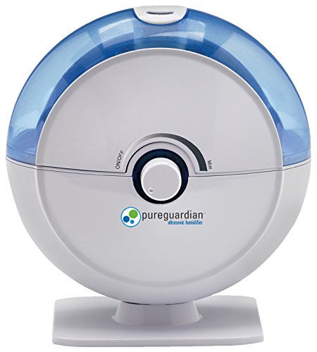 PureGuardian H1010 14-Hour Ultrasonic Cool Mist Humidifier, Table Top, Blue