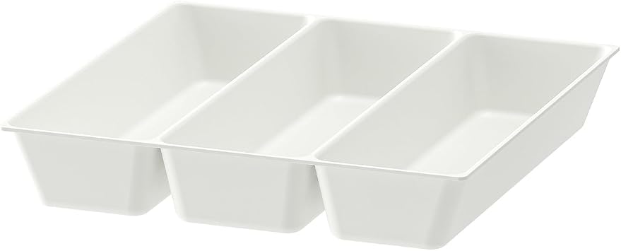 Drawer organizer, white, 32x31 cm