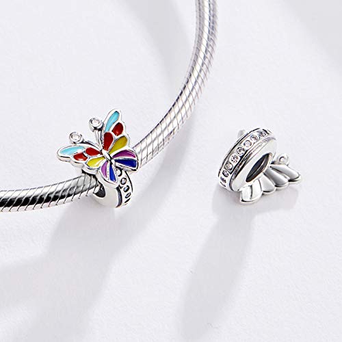 Image of ARTCHARM 925 Sterling Silver Stopper Beads Spacers Charms fits European DIY Bracelet, Personalized Gifts for Mothers Day /Birthday /Christmas