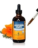 Herb Pharm Certified Organic California Poppy Extract for Calming Nervous System Support - 4 Ounce