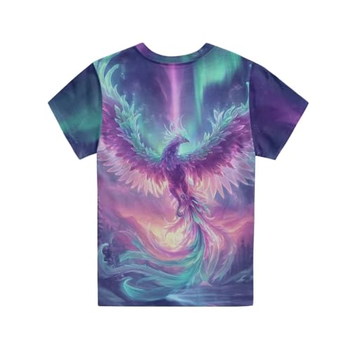 Image of Kids Graphic T-Shirt Boys Girls Novelty Tees Top Short Sleeve Shirts Summer Blouses 3-16