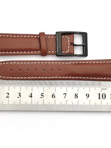 Bracelet Swatch cuir de vachette marron anti-usure