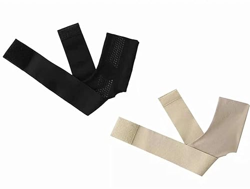 Miniatura 5 de MINILUJIA Tobillera transpirable de manga fina con correas ajustables, soporte de arco, estabilizador de pies, tendinitis, recuperación de