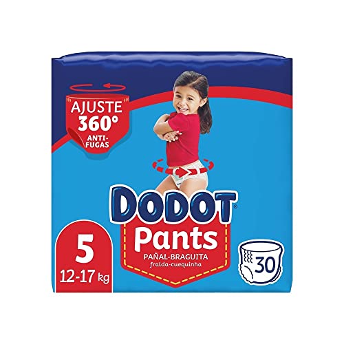 Dodot Pants Pañal-Braguita Talla 5, 30 Pañales