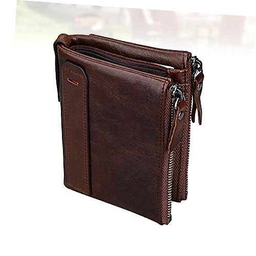 Portefeuille facile à transporter pour homme actif avec poche monnaie zippée