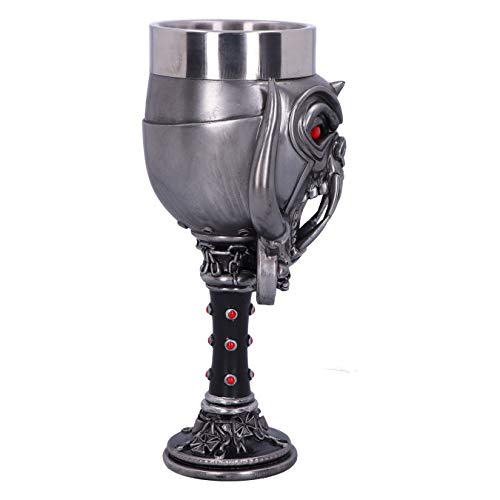 Nemesis Now, Silver, Officially Licensed Motorhead Snaggletooth Warpig Goblet Glass, 20.5Cm, 1 Count (Pack Of 1) #TOP3