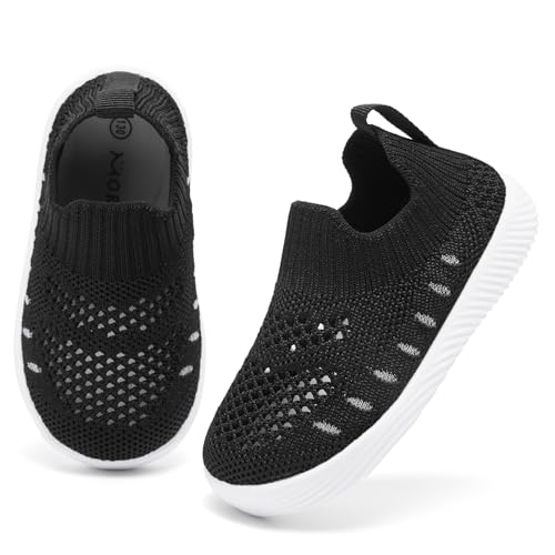 Image of MORENDL Baby Toddler Walking Socks Non-Slip Breathable Unisex Casual Sneakers