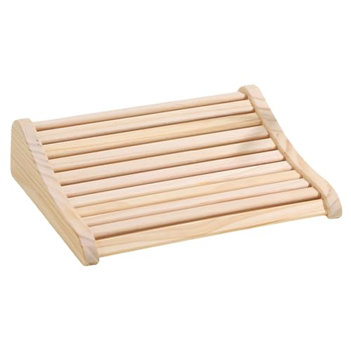 Wooden Sauna Headrest, Ergonomic Neck Support, Handcrafted Relaxation Wood Pillows, Sauna Accessory, for Bathing Steam Room Spas Steam Rooms