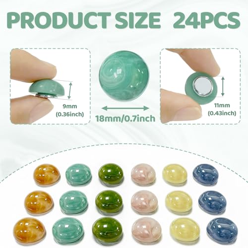 Imanes decorativos Qualsen para frigorífico 24 unidades miniatura 2