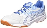  Asics Upcourt 2, Zapatos de Voleibol Mujer, Blanco (White/Regatta Blue/airly Blue 0140), 40.5 EU