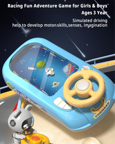 Sewosm GYT65 Steerjoy Driving Simulator, Steer Joy Driving With 200 Levels Of Racing, Vehicle Sound Effects, Multi Function Steering Wheel Simulates Driving For Kid To Learn Traffic Knowledge thumb #1