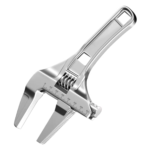 Adjustable Wrench - Versatile Aluminum Anti-slip Universal Spanner | 7.6inch Portable Repair Tool - Anti-Slip Grip For Washroom 