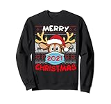 Funny Reindeer Christmas 2021 Ugly Apparel