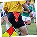 BRIGHTFUFU Referee Service Flag Football Officials Accessories Penalty Flag Bean Bag Youth Football Kit Lightweight Sturdy