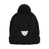 Steiff Boy's Bommel Beanie-Mütze, Navy, 55