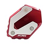 Caractéristiques : cette béquille latérale de moto augmente la zone de contact entre la béquille et le sol, augmentant ainsi la friction.