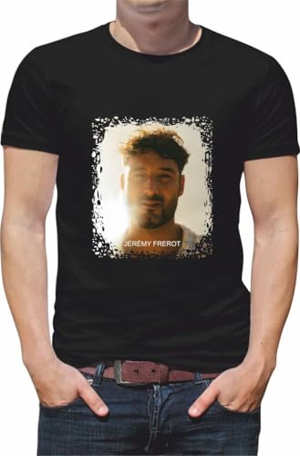 Photo de Générique T Shirt personnalisé Chanteur jérémy frerot Gamin des sables Concert Tour N096 (Noir, XS)