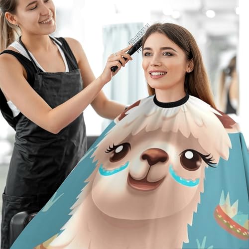 Capa de Corte de Pelo Impermeable para Hombre y Mujer miniatura 5