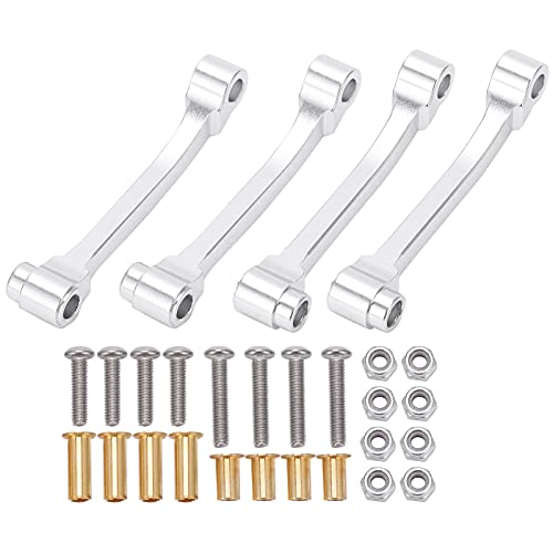Radius arm pour R620 1/14 en aluminium argent de haute précision