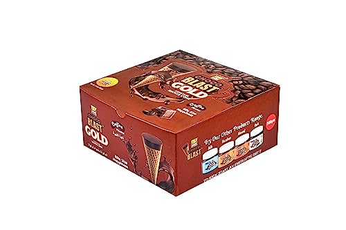 Pure Temptation® Chocolate Waffle Cone Candy (30 Pcs) – Premium Coffee-Flavoured Gift Pack – Choco Cone Treats for Coffee Lovers – Pack of 1