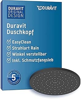 Duravit UV0660018046 uniwersalna słuchawka prysznicowa, czarna matowa