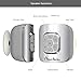 Shower Speaker Bluetooth Waterproof with Suction Cup - 10 Hours Playtime/Built-in Mic (Silver)
