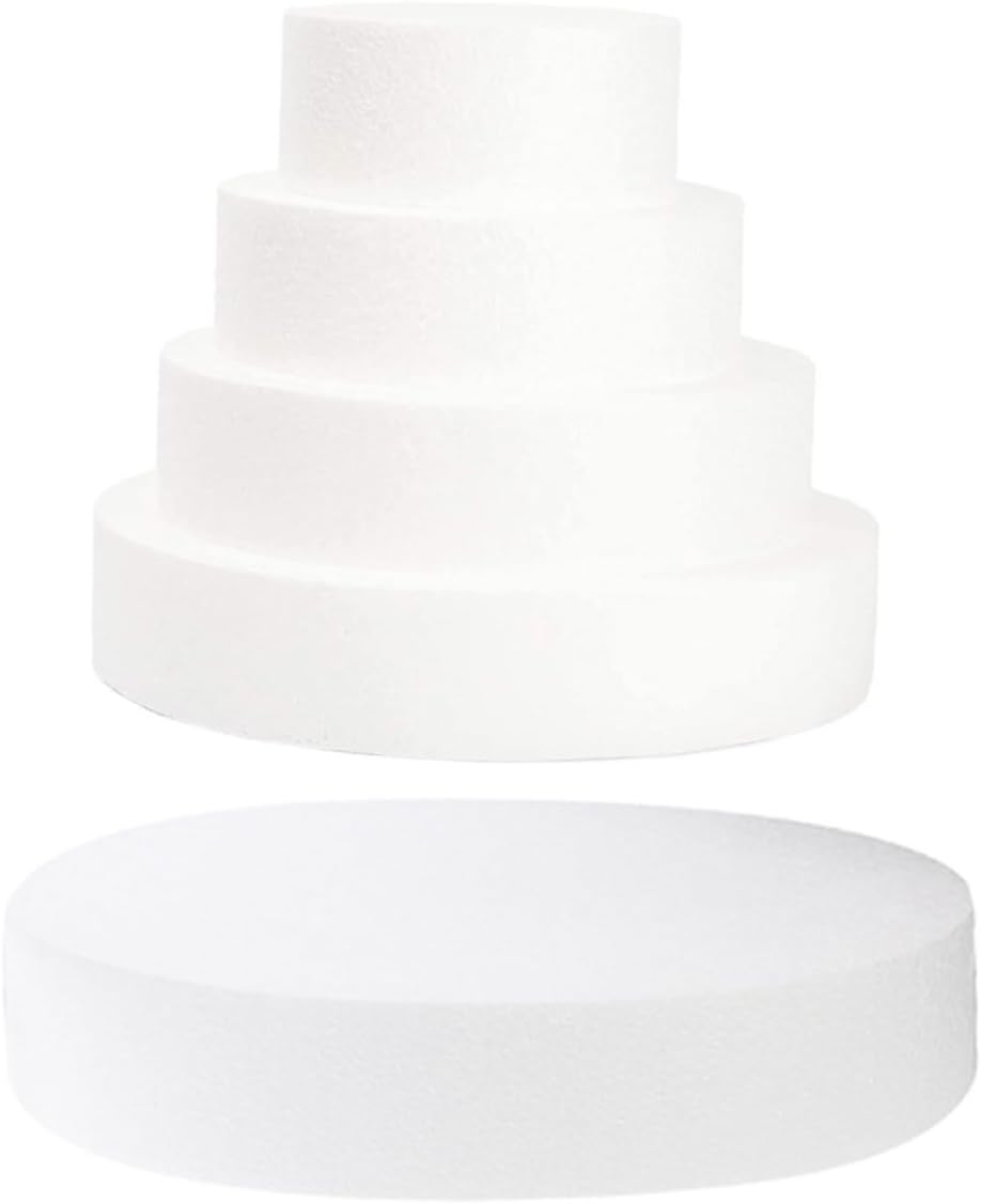Hohopeti 5Pcs Multi Function Fake Cake Models for DIY Cake Decoration for Various