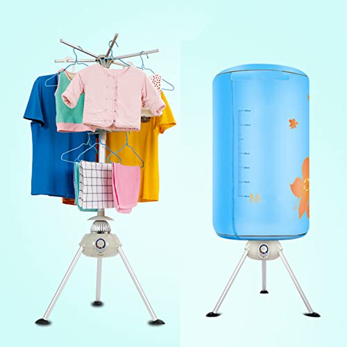 Heated Clothes Dryer Small Household Dryer, Portable, Electric, Stainless Steel Hanger/one-Button Switch, Warm Air Rack