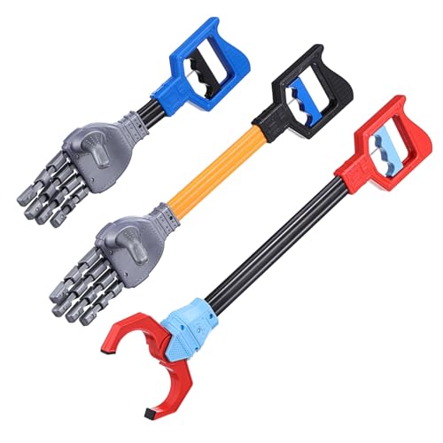 JOINPAYA Robot Arm Grabber Toy Hand 3pcs Grabbing Tool for Boys and Girls Early Learning Fine Motor Skills